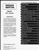 1985 Nissan Sentra Service Manual