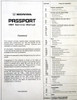 1997 Honda Passport Service Manual Table of Contents