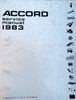 1983 Honda Accord Service Manual