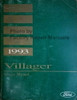 1993 Mercury Villager Service Manual