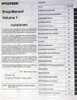 1994 Hyundai Elantra Factory Shop Manuals Table of Contents Page 1