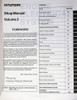 1994 Hyundai Elantra Factory Shop Manuals Table of Contents Page 2
