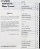 1989 Hyundai Sonata Shop Manual