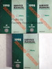 1998 Chevy Geo Metro Factory Service Manual Set 2nd Edition