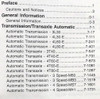 1998 GM Unit Repair Manual All Passenger Cars and Light Duty Trucks Automatic Transmissions Table of Contents