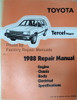 1988 Toyota Tercel Wagon Repair Manual 