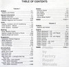 2002 Chevrolet Blazer, S-10 GMC Jimmy, Sonoma Service Manual Table of Contents 1