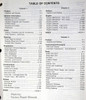 2005 Cadillac STS Table of Contents Page One