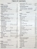 2004 Chevrolet Express GMC Savana Service Manual Table of Contents