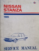 1985 Nissan Stanza Service Manual
