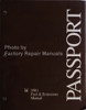 2001 Honda Passport Fuel and Emissions Service Manual 