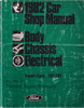 1982 Ford Escort, EXP Mercury Lynx LN7 Shop Manual Body Chassis Electrical