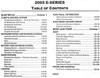 2005 Ford E-Series Service Manual Table of Contents 2