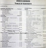 2006 Ford E-Series Workshop Manual Table of Contents 1