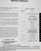 1991 Oldsmobile Silhouette Service Manual Table of Contents