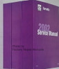 Chevrolet Corvette 2002 Service Manuals Spine View