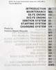 1992 Toyota Camry Repair Manual Table of Contents 1