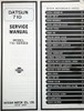 1977 Datsun 710 Service Manual Table of Contents