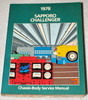  1978 Dodge Challenger Plymouth Sapporo Service Manual