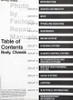 1996 Econoline Body Chassis Powertrain Drivetrain Service Manual Body Chassis Table of Contents