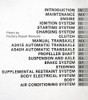 1996 Toyota Rav4 Repair Manual Table of Contents