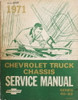 1971 Chevrolet Truck Chassis Service Manual Series 40-60