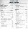 2009 Ford Ranger Workshop Manual Table of Contents 1