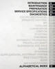 2002 Lexus RX300 Repair Manual Table of Contents 1