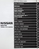 1999 Nissan Sentra 2.0L SR Engine Service Manual Table of Contents