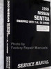 1999 Nissan Sentra Equipped with 1.6L GA Engine Service Manual