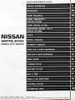 1995 Nissan Sentra/200SX Service Manual Table of Contents