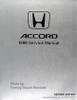 1990 Honda Accord Service Manual