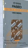 1995 Toyota Paseo Electrical Wiring Diagrams