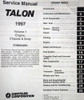 1997 Eagle Talon Service Manual Table of Contents 1