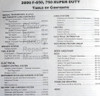 Workshop Manual Ford 2006 F-650, 750 Super Duty Table of contents 2