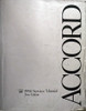 1994 Honda Accord Service Manual 