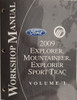2009 Ford Explorer, Sport Trac, Mercury Mountaineer Workshop Manual Volume 1