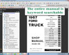 1967 Ford Truck Shop Manual on USB