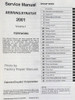 2001 Chrysler Sebring Coupe, Dodge Stratus Coupe Service Manual Table of Contents