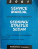 2001 Service Manual Sebring/Stratus Sedan