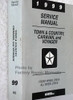 1999 Town & Country, Caravan and Voyager Service Manual Spine View