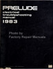 1983 Honda Prelude Electrical Troubleshooting Manual