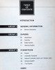 2001 Ford Focus Workshop Manual Table of Contents 2