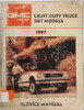 1987 GMC Light Duty Truck S & T Models Service Manual