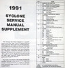 1991 GMC Syclone Service Manual Supplement