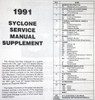 1991 GMC Syclone Service Manual Supplement