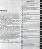 1988 Dodge Dakota Service Manual Table of Contents