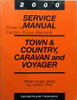 2000 Service Manual Town & Country, Caravan and Voyager