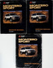 1999 Mitsubishi Motors Montero Sport Service Manual Volume 1, 2, 3