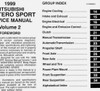 1999 Mitsubishi Motors Montero Sport Service Manual Volume 1, 2, 3